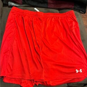 Under Armour Women's Red Athletic Shorts